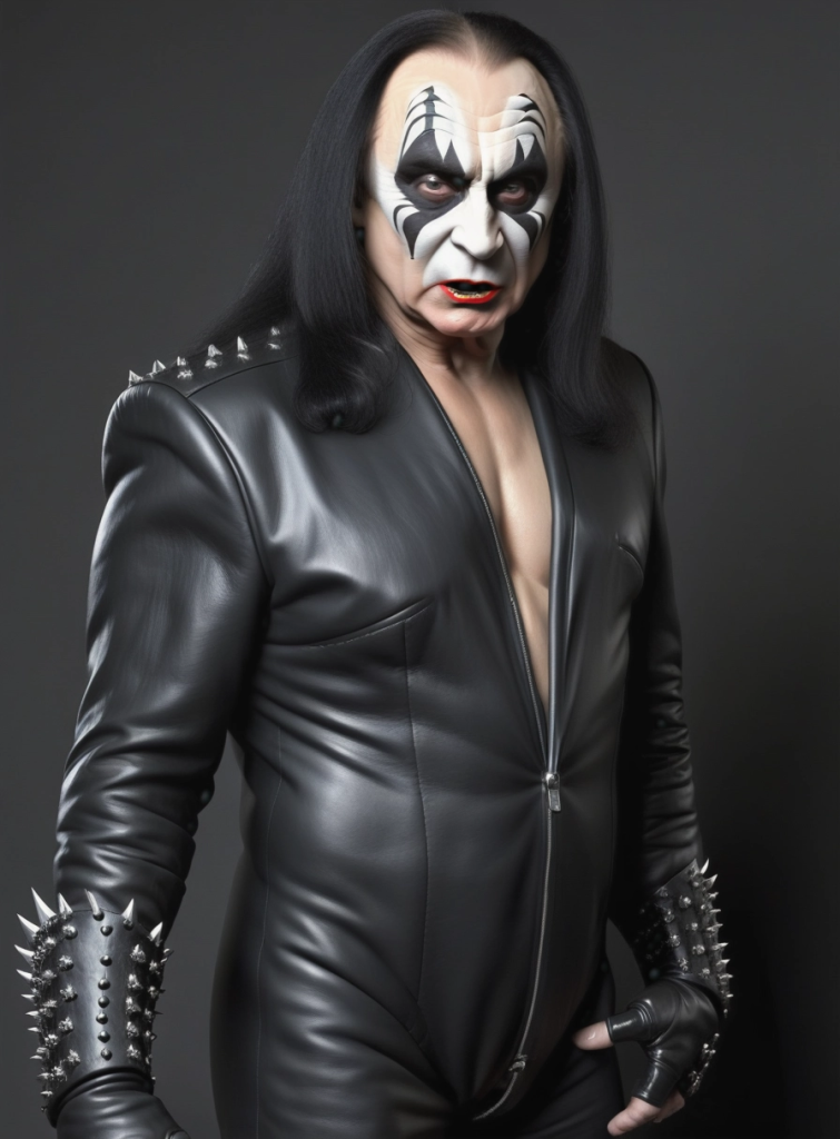 vlamidir-putin as gene simmons from kiss-496078